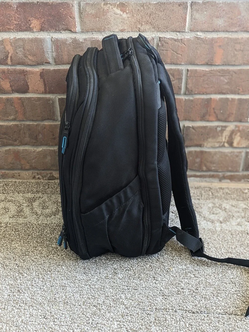 Samsonite Novex Perfect Fit Laptop Backpack Black Business Travel Tech Bag Case